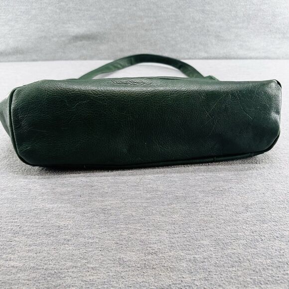 AMERICAN LEATHER Co - Green One Strap Magnetic Snap Shoulder Bag - Picture 6 of 14